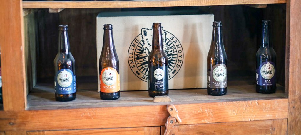 Best South Australian producers honoured with announcement of Food Industry Awards finalists Blog2000px 2014 11 Smiling Samoyed beers on display 1600x720 1