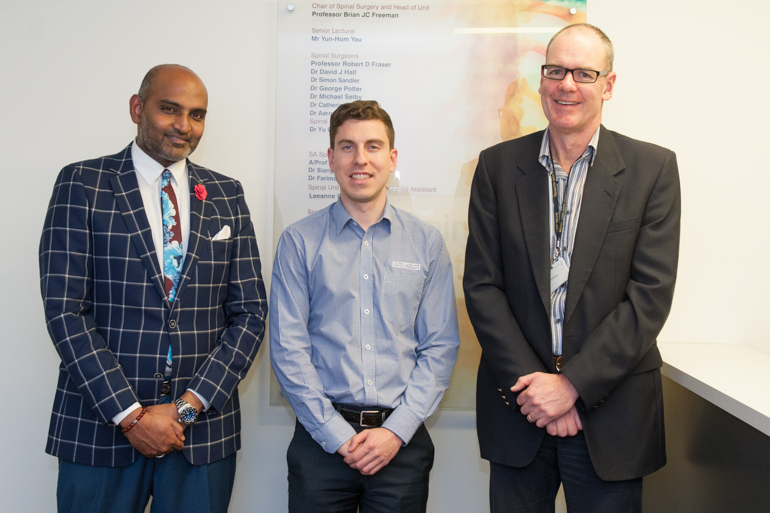 High-tech health helps hundreds of regional South Aussies Dr Saravana Kumar, Joseph Orlando and Matthew Beard